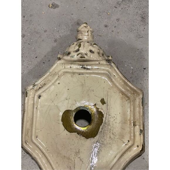Antique Neoclassical Style Dual Arm Wall Sconce for repair - Picture 3 of 7